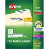 image:imageAvery TrueBlock File Folder Labels 23 x 3716 1500 Printable Labels WhiteBlue Permanent 576623 inches x 3716 inches Pack of 5