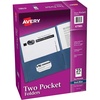 image:imageAvery Two Pocket Folders Holds up to 40 Sheets Business Card Slot Ideal for Portfolios Presentations and School Dark Blue 25 per Box 125 Total 5 Packs of 4798540 folders