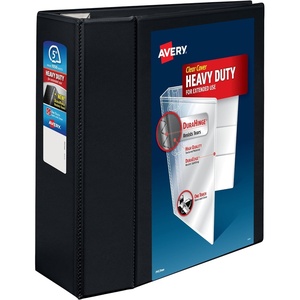 image:imageAvery HeavyDuty View 3 Ring Binder 3 Inch One Touch EZD Rings 670Sheet Capacity 35 Inch Wide Spine 1 Black Binder 796935