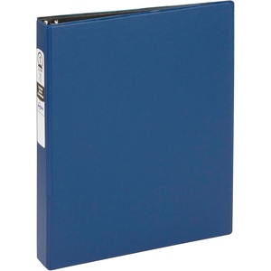 image:imageAvery Standard 3 Ring Binder 1 Round Rings 175Sheet Capacity 14 Inch Wide Spine 1 Blue Binder Ideal for Lightweight Organization and Occasional Referencing 033000