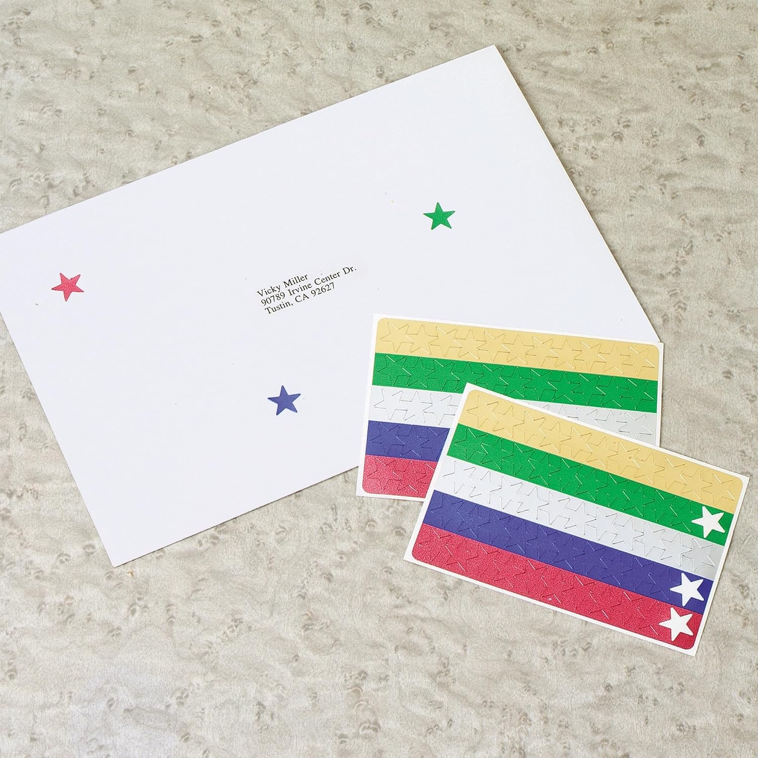 image:imageAvery Foil Star Stickers Assorted Colors 440 Per Pack 10 Packs 4400 Star Stickers Total 06007One Size Pack of 3
