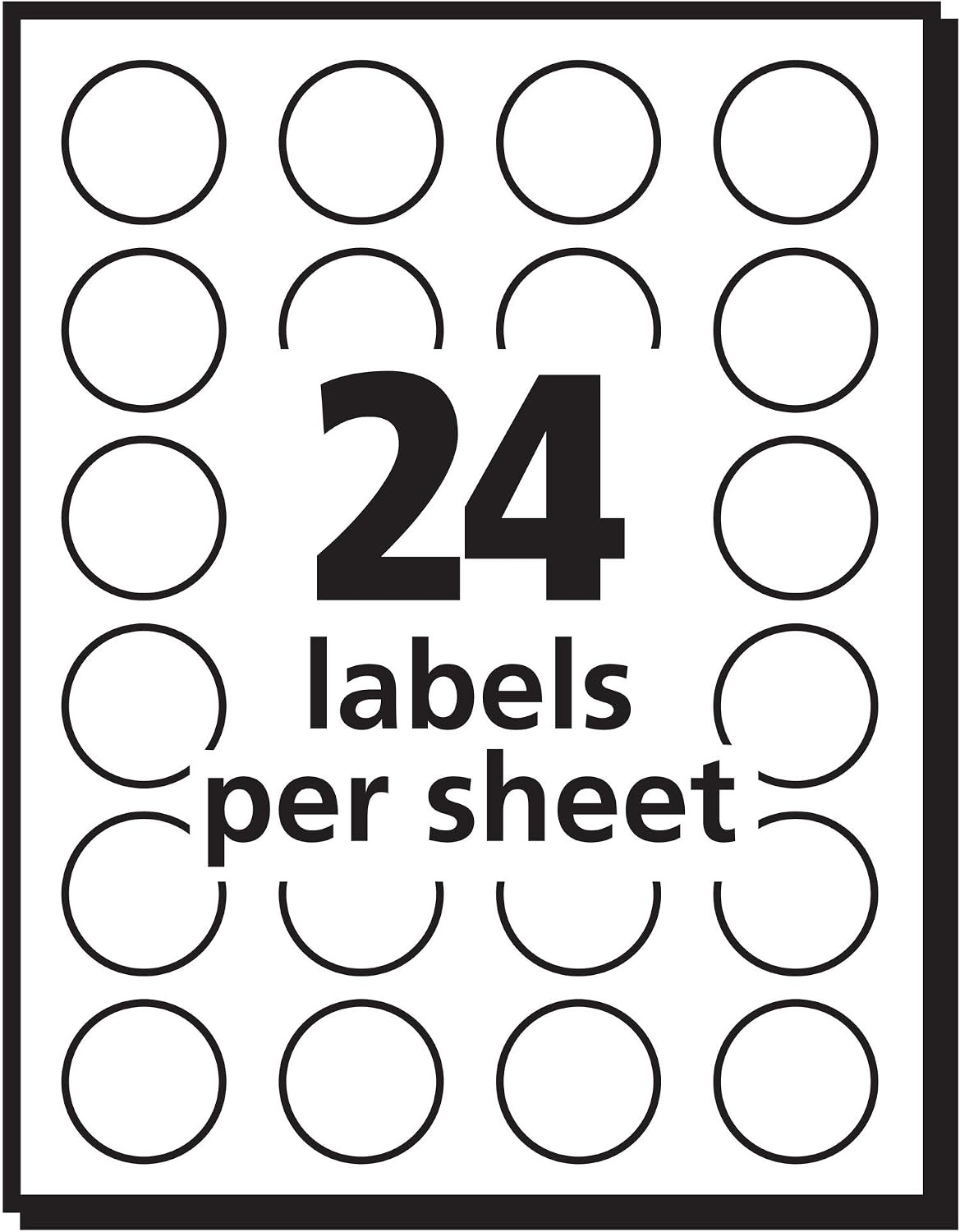 image:imageAvery Removable Print or Write Dot Stickers 34 Inch Assorted Colors Pack of 1008 Round Stickers 5474
