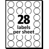 image:imageAvery ColorCoding Removable Labels 34 Inch Round Labels Black NonPrintable 1008 Dot Stickers Total 5459