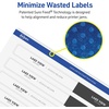 image:imageAvery Durable Waterproof Wraparound Rectangle Labels with Sure Feed Technology 114 x 934 Matte White 40 Customizable Labels for Laser and PigmentInkjet Printers 22845One Size
