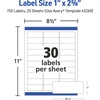 image:imageAvery Easy Peel Printable Address Labels with Sure Feed 1 x 258 Customizable Stickers White 1500 Blank Mailing Labels Great for Mailing Shipping and More 2Pack of 52600
