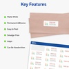 image:imageAvery Easy Peel Printable Address Labels with Sure Feed 1 x 258 Customizable Stickers White 1500 Blank Mailing Labels Great for Mailing Shipping and More 2Pack of 081600