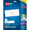 image:imageAvery Easy Peel Printable Address Labels with Sure Feed 1 x 4 White 500 Blank Mailing Labels 052611 inch x 4 inch