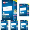 image:imageAvery Easy Peel Printable Address Labels with Sure Feed 1 x 4 White 500 Blank Mailing Labels 052611 inch x 4 inch Pack of 5