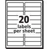 image:imageAvery Easy Peel Printable Address Labels with Sure Feed 1 x 4 White 500 Blank Mailing Labels 052611 inch x 4 inch Pack of 5