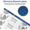 image:imageAvery Easy Peel Printable Address Labels with Sure Feed 113 x 4 White 1400 Blank Mailing Labels for Laser Printers 5162One Size