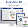image:imageAvery FullSheet Printable Shipping Labels 85 x 11 Customizable Stickers White 25 Blank Mailing Labels Great for Mailing Shipping Organizing and More 5265Pack of 1