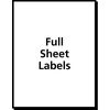 image:imageAvery FullSheet Printable Shipping Labels 85 x 11 Customizable Stickers White 25 Blank Mailing Labels Great for Mailing Shipping Organizing and More 5265Pack of 5