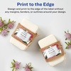 image:imageAvery Glossy White Rectangle Scalloped Labels Sure Feed Technology 2 x 3 80 Glossy White Labels PrinttoTheEdge Permanent Adhesive LaserInkjet Printable80 labels
