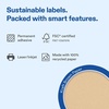 image:imageAvery Kraft Brown Round Labels Sure Feed Technology 2 Diameter 300 Kraft Brown Labels PrinttoTheEdge LaserInkjet PrintableNot PrinttotheEdge