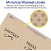 image:imageAvery Kraft Brown Round Labels with Sure Feed Technology 25 Diameter Print to the Edge LaserInkjet Printable Labels 5 Packs of 22808 1125 Total