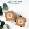 image:imageAvery Kraft Brown Round Labels with Sure Feed Technology 25 Diameter Print to the Edge LaserInkjet Printable Labels 5 Packs of 22808 1125 Total