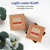 image:imageAvery Kraft Brown Square Labels with Sure Feed Technology 2 x 2 Print to the Edge LaserInkjet Printable Labels 300 Total 22846Kraft Brown