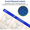 image:imageAvery Kraft Brown Square Labels with Sure Feed Technology 2 x 2 Print to the Edge LaserInkjet Printable Labels 300 Total 22846Matte White
