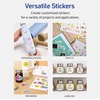image:imageAvery Matte Clear Rectangle Sticker Sheets 85 x 11 10 Matte Clear Labels LaserInkjet Printable Labels7 sheets