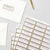 image:imageAvery Printable Address Labels 1 x 258 Matte White with Metallic Gold Borders Permanent Laser amp Inkjet Compatible 300 Blank Mailing Labels Great for Weddings Favors and More 6507Matte White Gold Borders