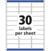 image:imageAvery Printable Address Labels Sure Feed Technology 1 x 258 Matte Clear 750 Blank Mailing Labels 05630