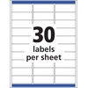 image:imageAvery Printable Address Labels for Laser Printers 1 x 258 Matte Clear 300 Blank Mailing Labels 156600