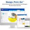 image:imageAvery Printable Blank Rectangle Labels 35 x 475 White 32 Customizable Labels 22827Labels