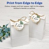 image:imageAvery Printable Blank Scallop Round Gift Tags with Sure Feed 25 Diameter Textured White 90 Customizable Tags 8051190 Tags Pack of 5