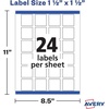 image:imageAvery Printable Blank Square Labels 15 x 15 Matte White 600 Customizable Labels 2280515 x 15