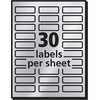 image:imageAvery Printable Return Address Labels 075 x 225 Silver Foil 300 Blank Mailing Labels 08986300 Labels