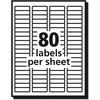 image:imageAvery Printable Return Address Labels with Sure Feed 05 x 175 Matte Clear 800 Blank Mailing Labels 1566712 inch  134 inch Single Pack