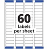 image:imageAvery Printable Return Address Labels with Sure Feed 23 x 134 Matte Clear 600 Blank Mailing Labels 1869523 in X 134 in