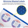 image:imageAvery Printable Round Labels Sure Feed Technology Glossy White Labels 2 Diameter Permanent Adhesive LaserInkjet 120 Total 22807Glossy White