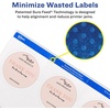 image:imageAvery Printable Round Labels Sure Feed Technology Glossy White Labels 2 Diameter Permanent Adhesive LaserInkjet 120 Total 22807Matte White