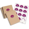 image:imageAvery Printable Round Labels with Sure Feed 2 Diameter Glossy Clear 120 Customizable Labels 228252 Diameter  Pack of 2
