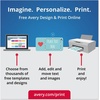 image:imageAvery Printable Round Labels with Sure Feed 2 Diameter Glossy Clear 120 Customizable Labels 228252 Diameter  Pack of 2
