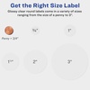 image:imageAvery Printable Round Labels with Sure Feed 34 Diameter Glossy Clear 400 Customizable Labels 4222