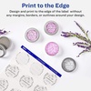 image:imageAvery Printable Round Labels with Sure Feed 34 Diameter Glossy Clear 400 Customizable Labels 4222