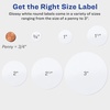 image:imageAvery Printable Round Labels with Sure Feed Technology 2 Diameter Glossy White Laser amp Inkjet Compatible 60 Blank Labels Total Great for Mailing Branding and More 2281760 Count Pack of 1