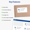 image:imageAvery Printable Shipping Labels with Sure Feed 2 x 4 Customizable Stickers White 100 Blank Mailing Labels Great for Mailing Shipping and More 18163100 Labels
