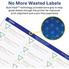 image:imageAvery Printable Shipping Labels with Sure Feed 35 x 5 White 100 Blank Mailing Labels 8168200 labels