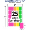 image:imageAvery Rectangular Color Coding Labels Assorted Removable Pack of 525 067211Pack