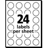 image:imageAvery Removable ColorCoding Labels Removable Adhesive Assorted Colors 34 Diameter 1008 Labels 547234 Diameter Pack of 2