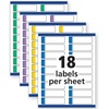 image:imageAvery TrueBlock Extra Large File Folder Labels 1516 x 3716 450 Printable Labels Assorted Colors 50261516 x 3716 in