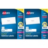 image:imageAvery Easy Peel Printable Address Labels with Sure Feed 1 x 4 White 500 Blank Mailing Labels 052611 inch x 4 inch Pack of 2