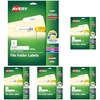 image:imageAvery File Folder Labels with TrueBlock Technology Permanent Adhesive 23 x 3716 LaserInkjet 750 Labels 0836623 in X 3716 in Pack of 5