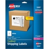 image:imageAvery FullSheet Printable Shipping Labels 85 x 11 Customizable Stickers White 25 Blank Mailing Labels Great for Mailing Shipping Organizing and More 5265Pack of 1