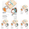 image:imageAvery Printable Blank Scallop Round Gift Tags with Sure Feed 25 Diameter Textured White 90 Customizable Tags 8051190 Tags Pack of 5