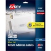 image:imageAvery Printable Return Address Labels 075 x 225 Silver Foil 300 Blank Mailing Labels 08986300 Labels