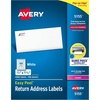 image:imageAvery Printable Return Address Labels Sure Feed Technology 23 x 134 White 1500 Blank Mailing Labels 0519505 x 175